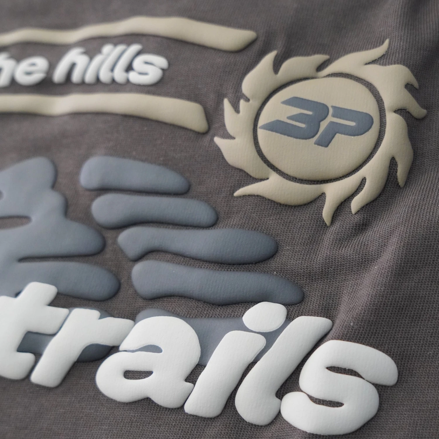 Broken Planet Market Space Trails T-Shirt Mocha Brown - Image 2