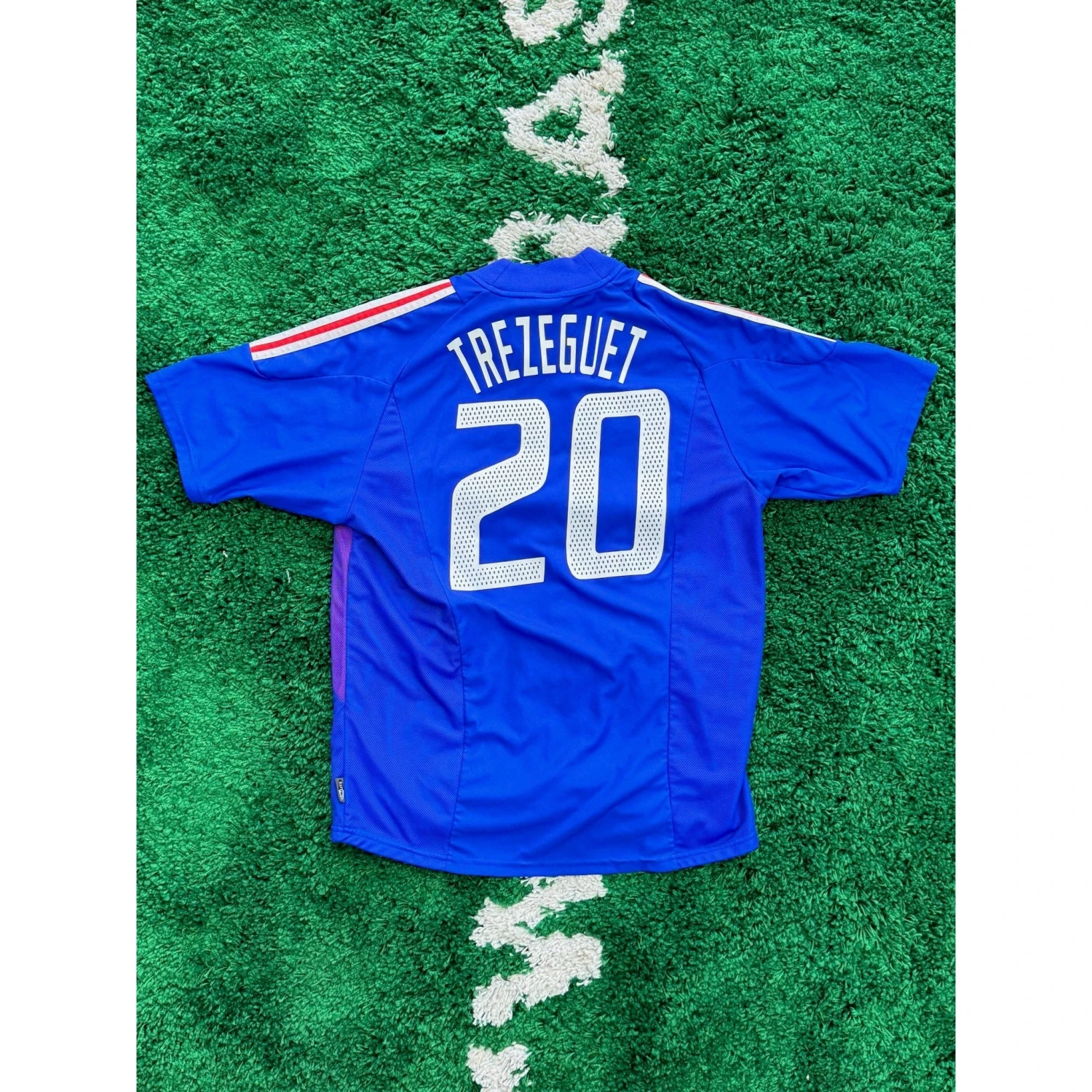 France Home Shirt 2002-2004 Trezeguet #20 L - Image 2