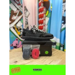 Jordan 1 Low Travis Scott Black Phantom UK7