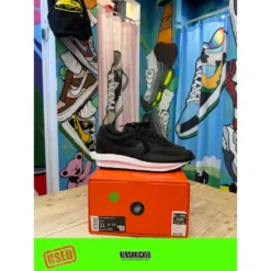 Nike LD Waffle Sacai Black Nylon UK 10