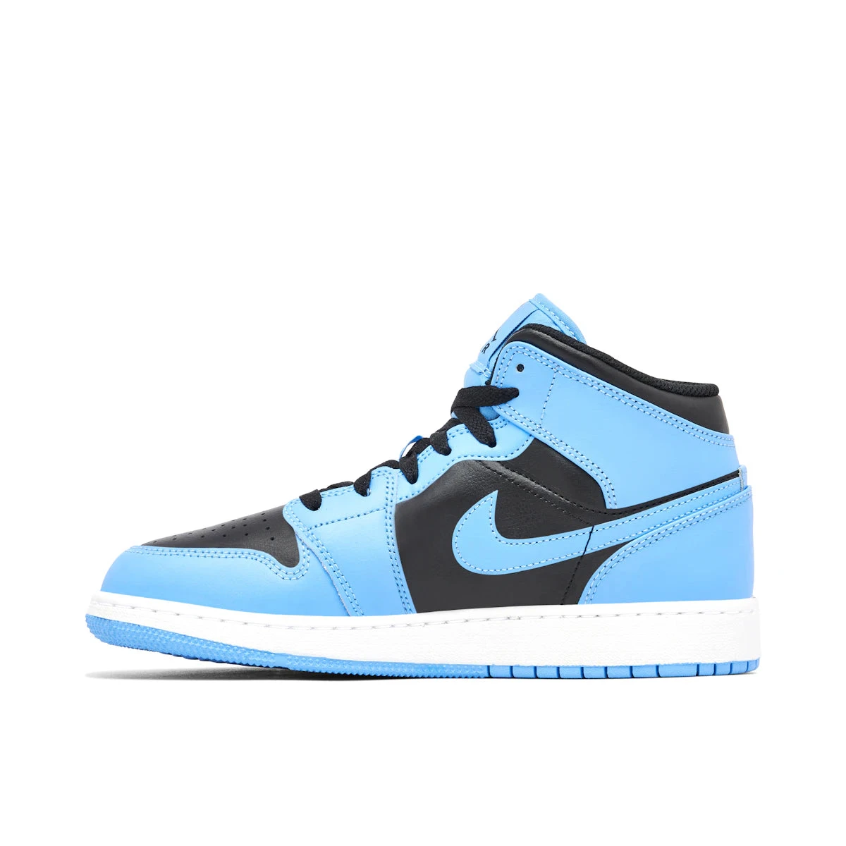 Jordan 1 Mid University Blue Black (GS) - Image 2