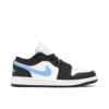 Jordan 1 Low Black University Blue White (W)