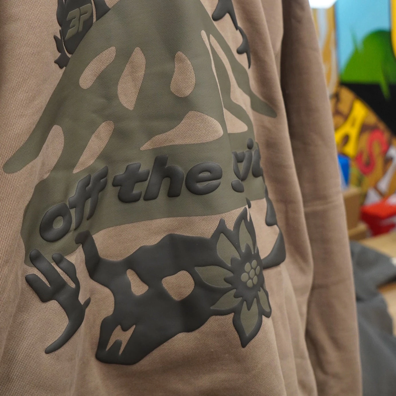 Broken Planet Market Off The Grid Hoodie Cinder Brown - Image 3