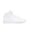 Jordan 1 Mid Triple White (GS)