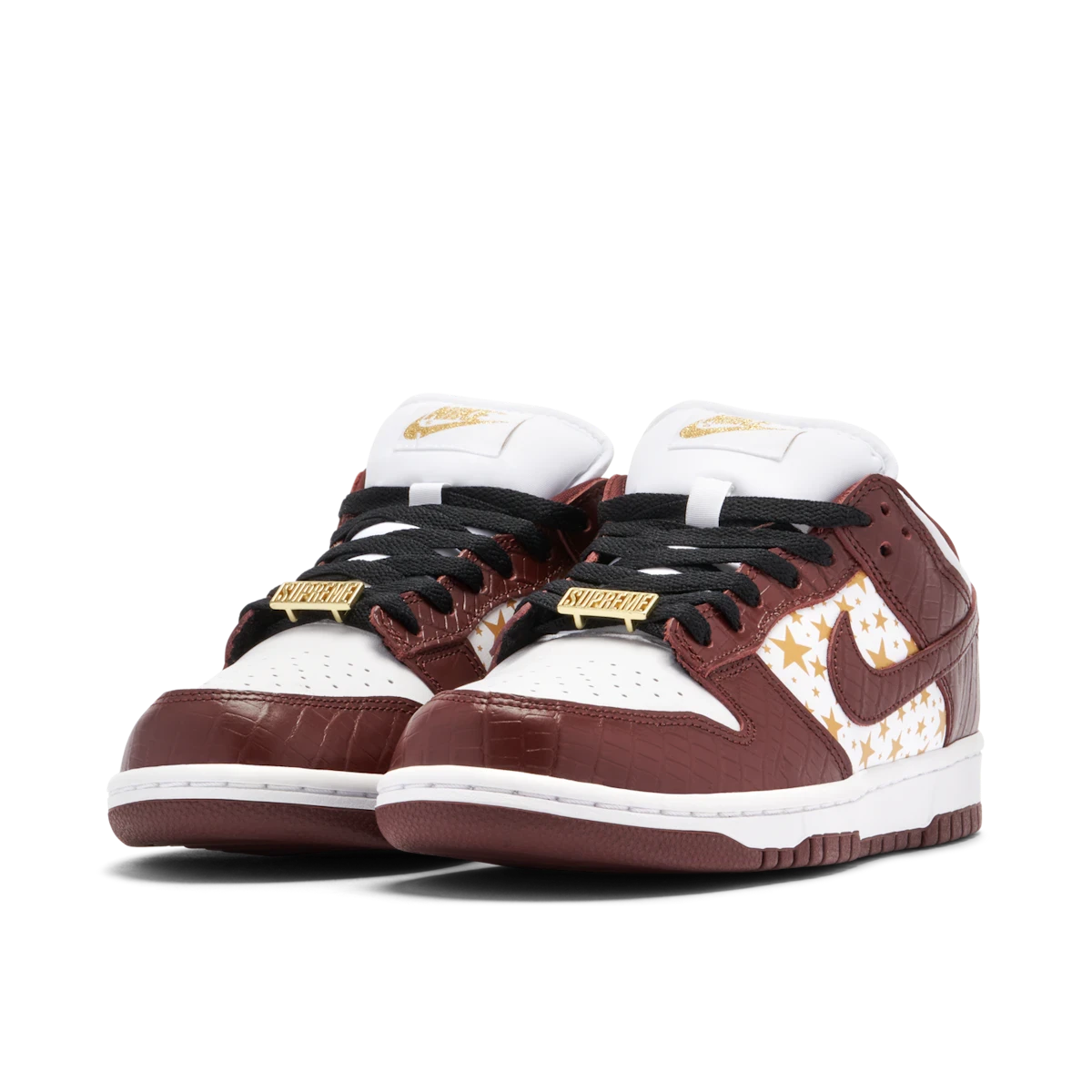 Nike SB Dunk Low Supreme Stars Barkroot Brown (2021) - Image 4