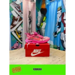 Nike X Off White Zoomfly Pink UK 7
