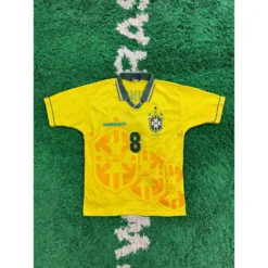 Brazil Home Shirt 1994-1997 #8 DUNGA M 8/10