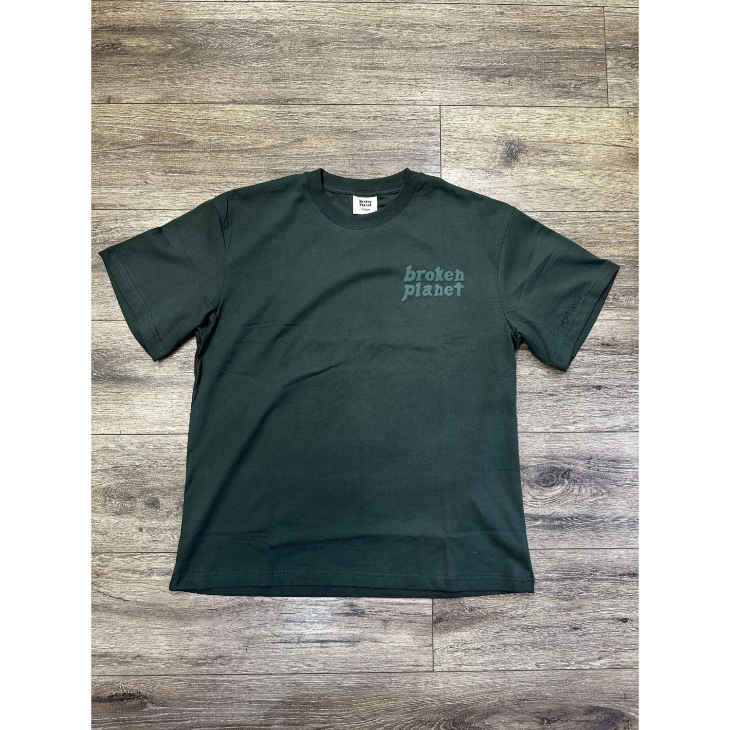 Broken Planet Market Basics T-Shirt Emerald Green