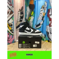 Nike Dunk High AMBUSH Black White UK 8