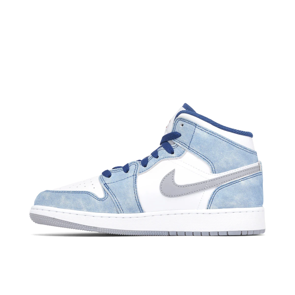 Jordan 1 Mid SE French Blue Light Steel (GS) - Image 2