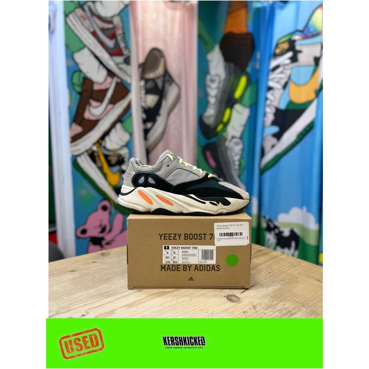 Yeezy 700 Waverunner UK 8.5