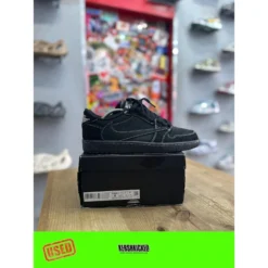 Jordan 1 Retro Low OG SP Travis Scott Black Phantom UK 8
