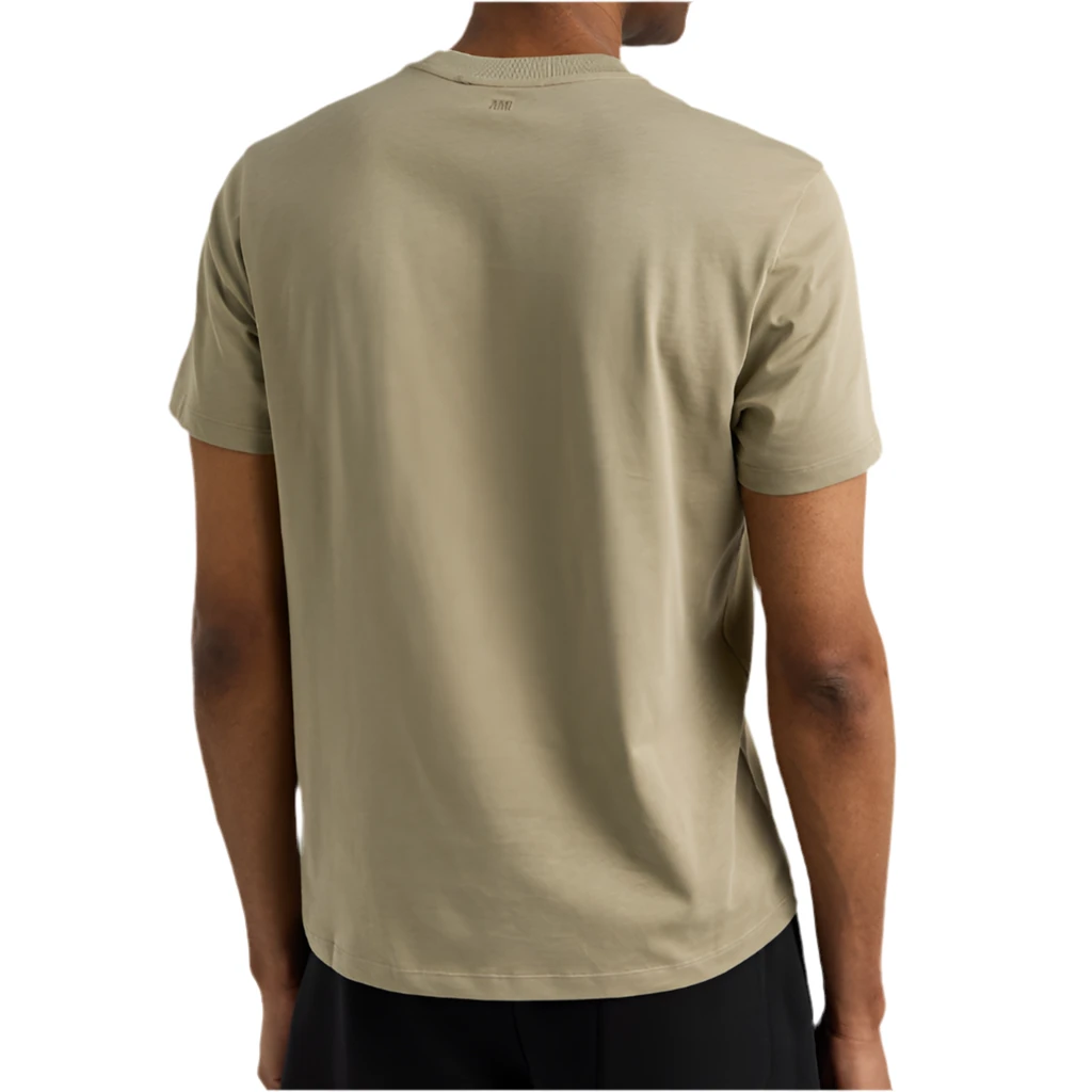 Ami Paris Ami De Coeur T-shirt Khaki - Image 2