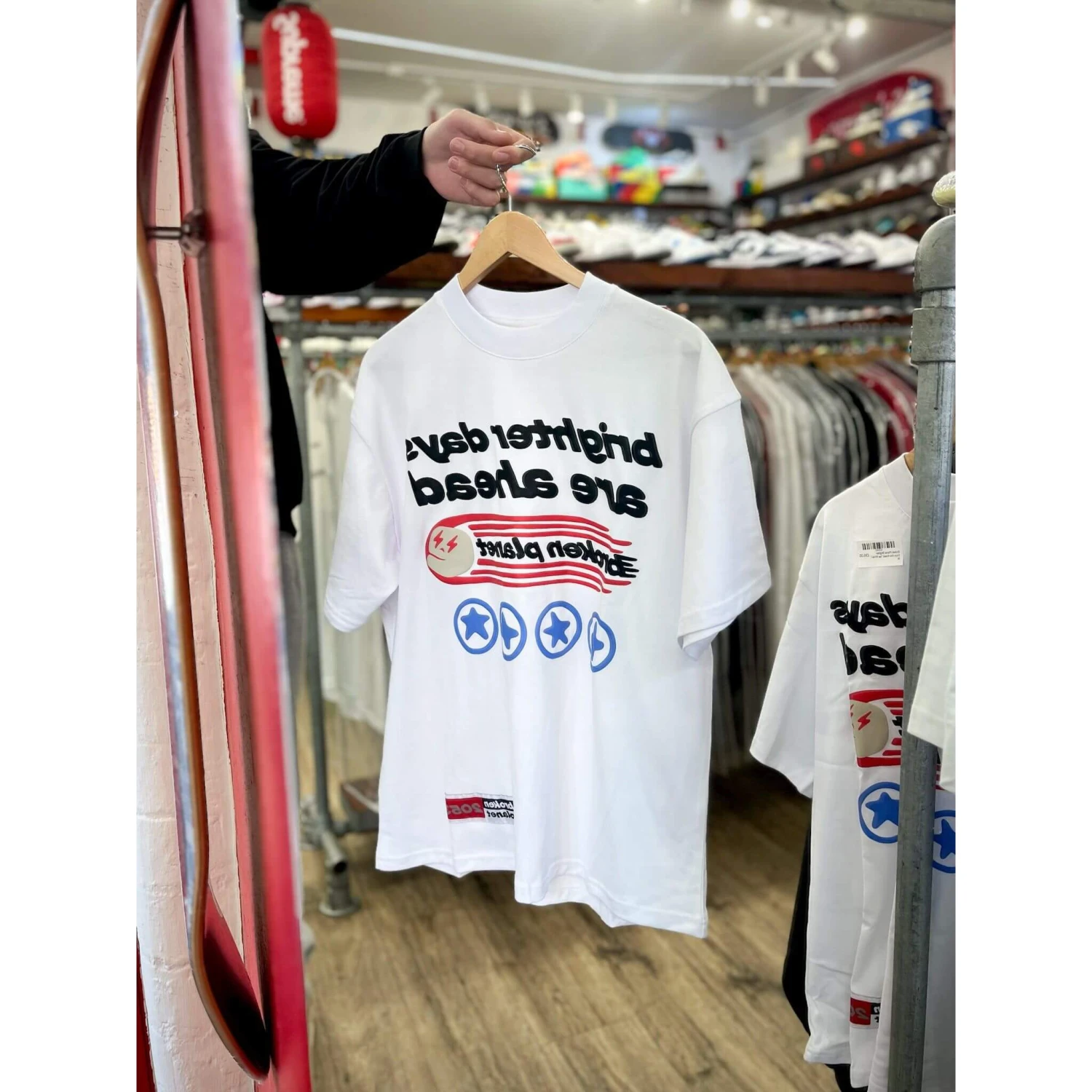 Broken Planet Brighter Days Are Ahead Tee White - Image 3