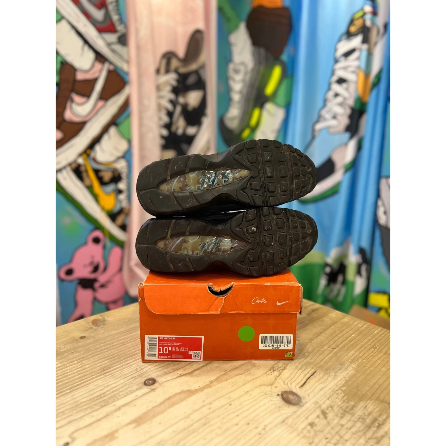 Nike Air Max 95 Corteiz Aegean Storm UK 9.5 - Image 3