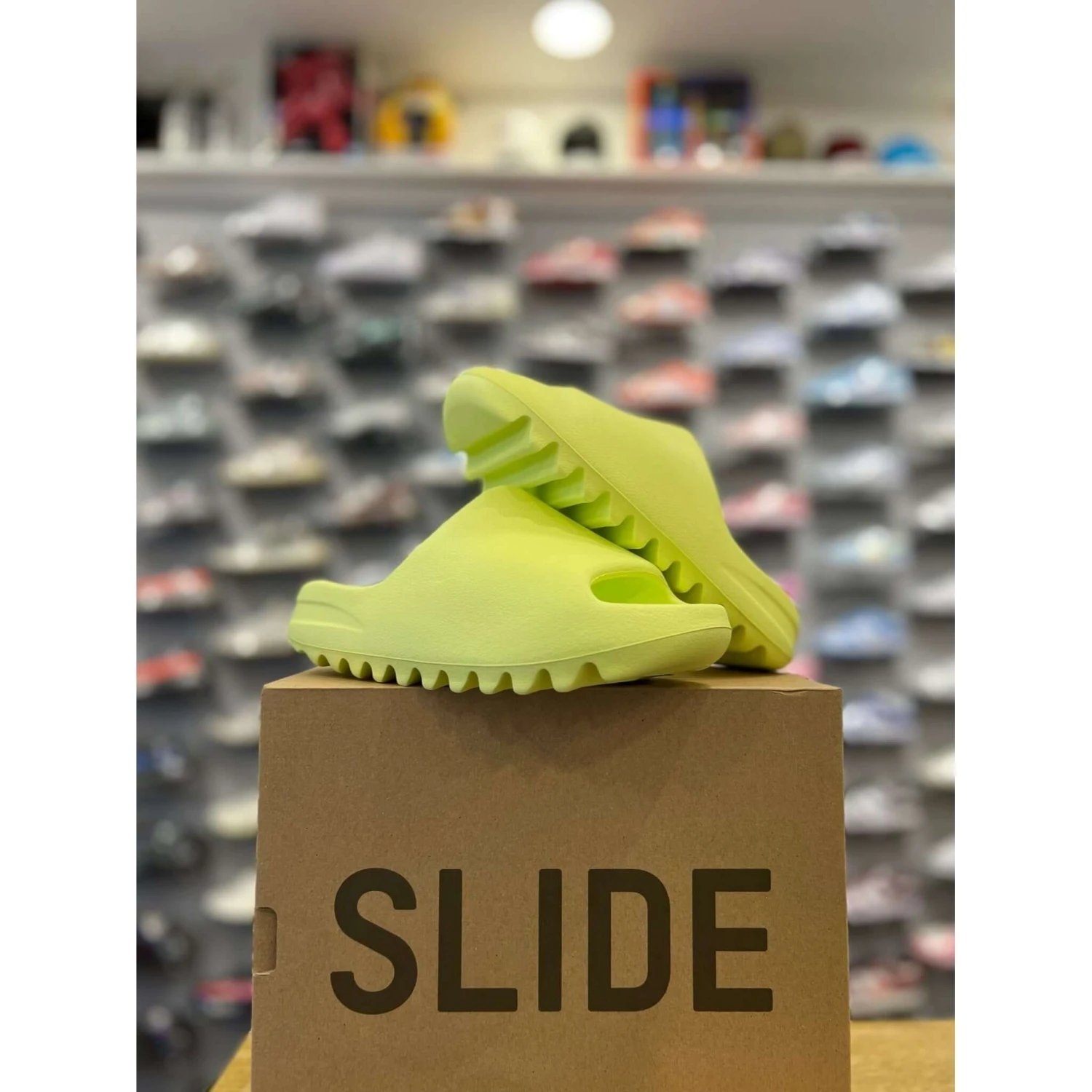 Adidas Yeezy Slide Glow Green (2022) (Restock) - Image 5