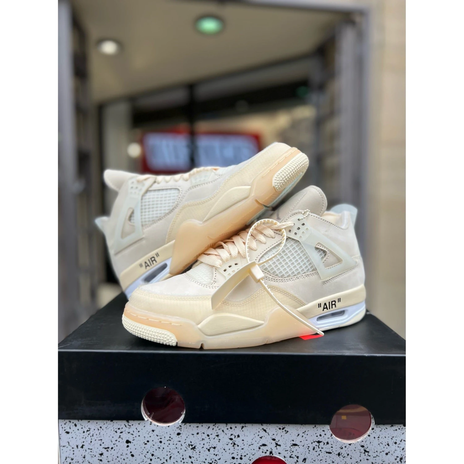 Jordan 4 Retro Off-White Sail (W) - Image 5