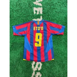Barcelona Home Shirt 2005-06 M Eto'o #9 7/10