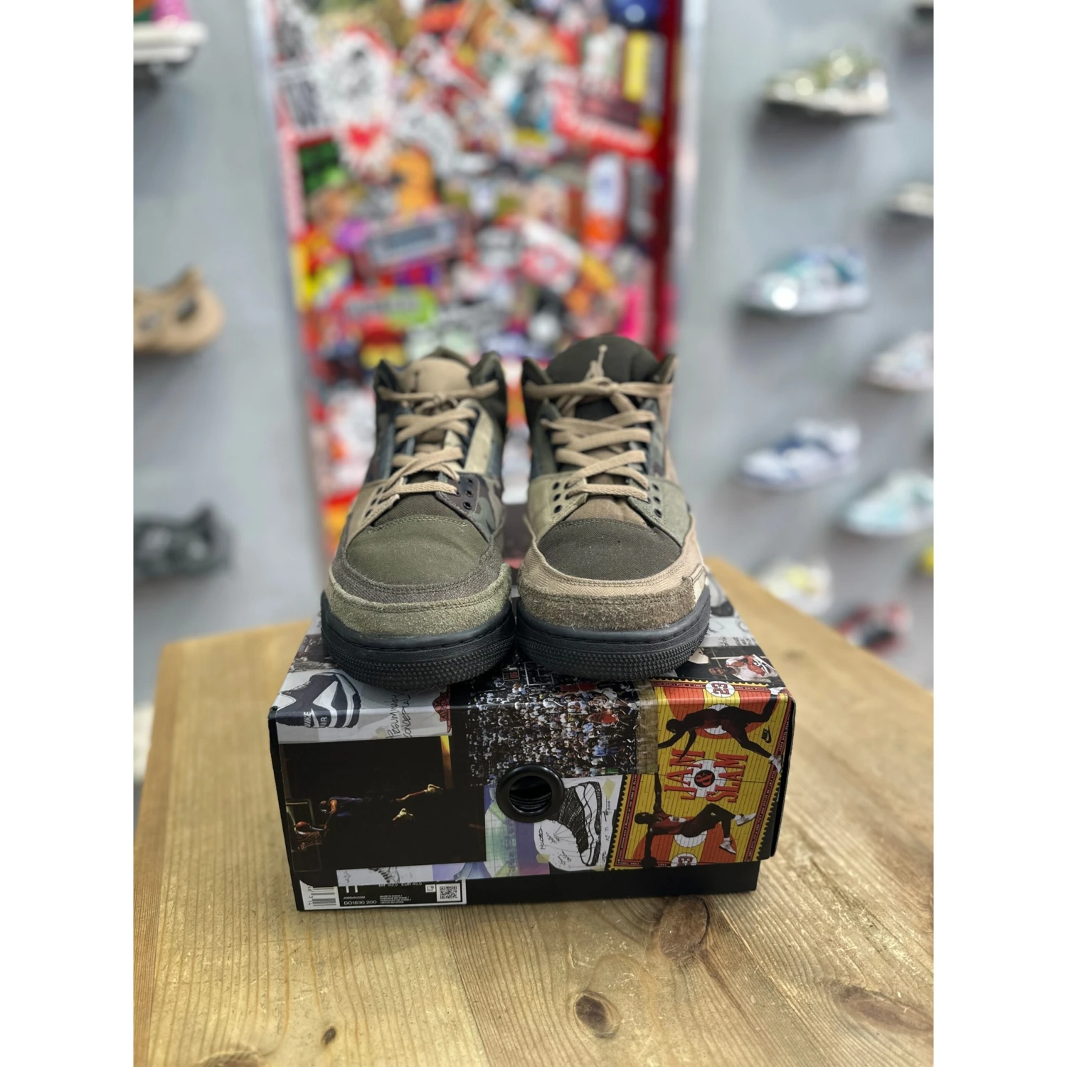 Jordan 3 Retro Patchwork Camo UK 10.5 - Image 2