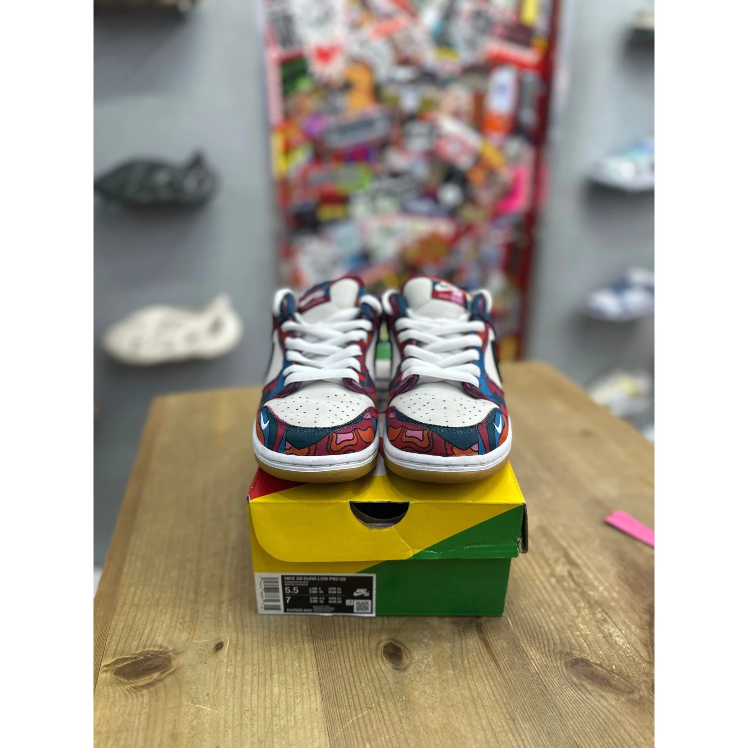Nike SB Dunk Low Pro Parra Abstract Art (2021) UK 5 - Image 2