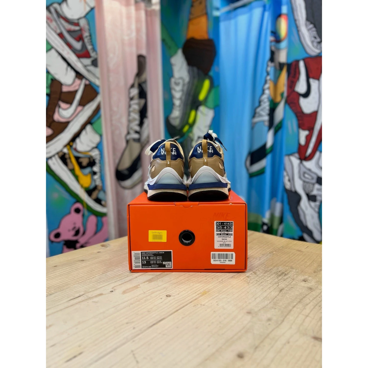 Nike Sacai Vaporwaffle Sesame UK 10.5 - Image 4