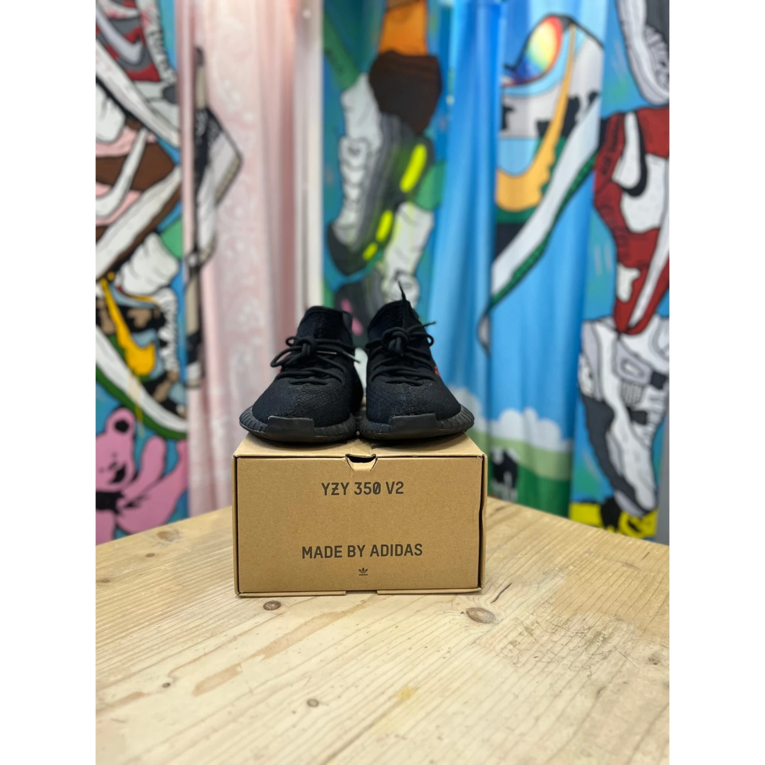 ADIDAS Yeezy 350 Bred UK10.5 - Image 2