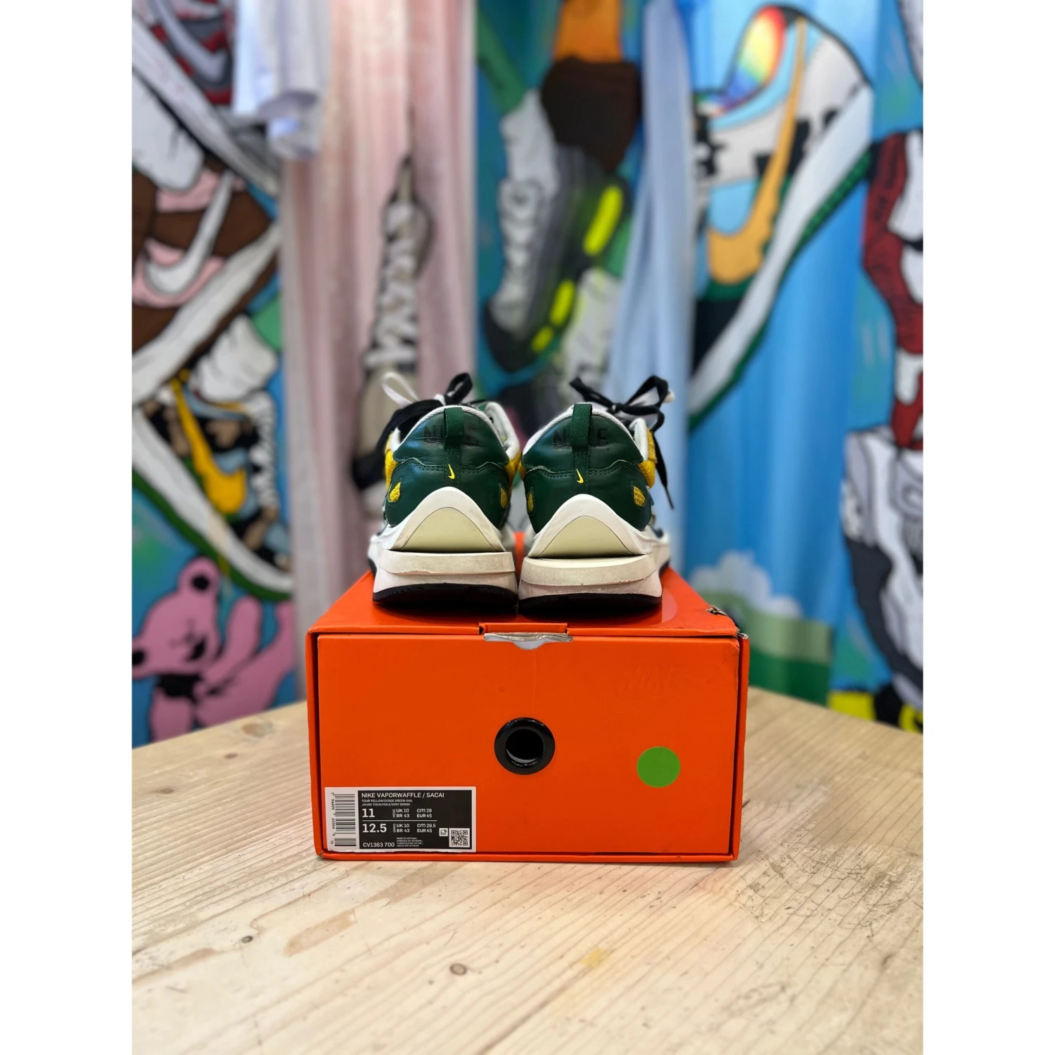 Nike Sacai Vaporwaffle Tour Yellow UK10 - Image 4