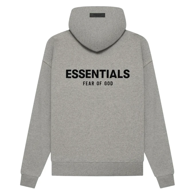 Fear Of God Essentials Hoodie (SS22) Dark Oatmeal - Image 4