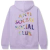 Anti Social Social Club Pedals On The Floor Hoodie Lavendar