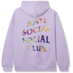 Anti Social Social Club Pedals On The Floor Hoodie Lavendar