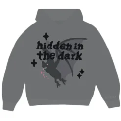 Broken Planet Market Hidden In The Dark Hoodie Shadow Grey