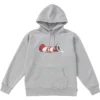 Supreme Cat In The Hat Hooded Sweatshirt Heather Grey