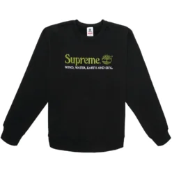 Supreme Timberland Crewneck Black