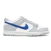 Nike Dunk Low Mini Swoosh Wolf Grey Game Royal (GS)