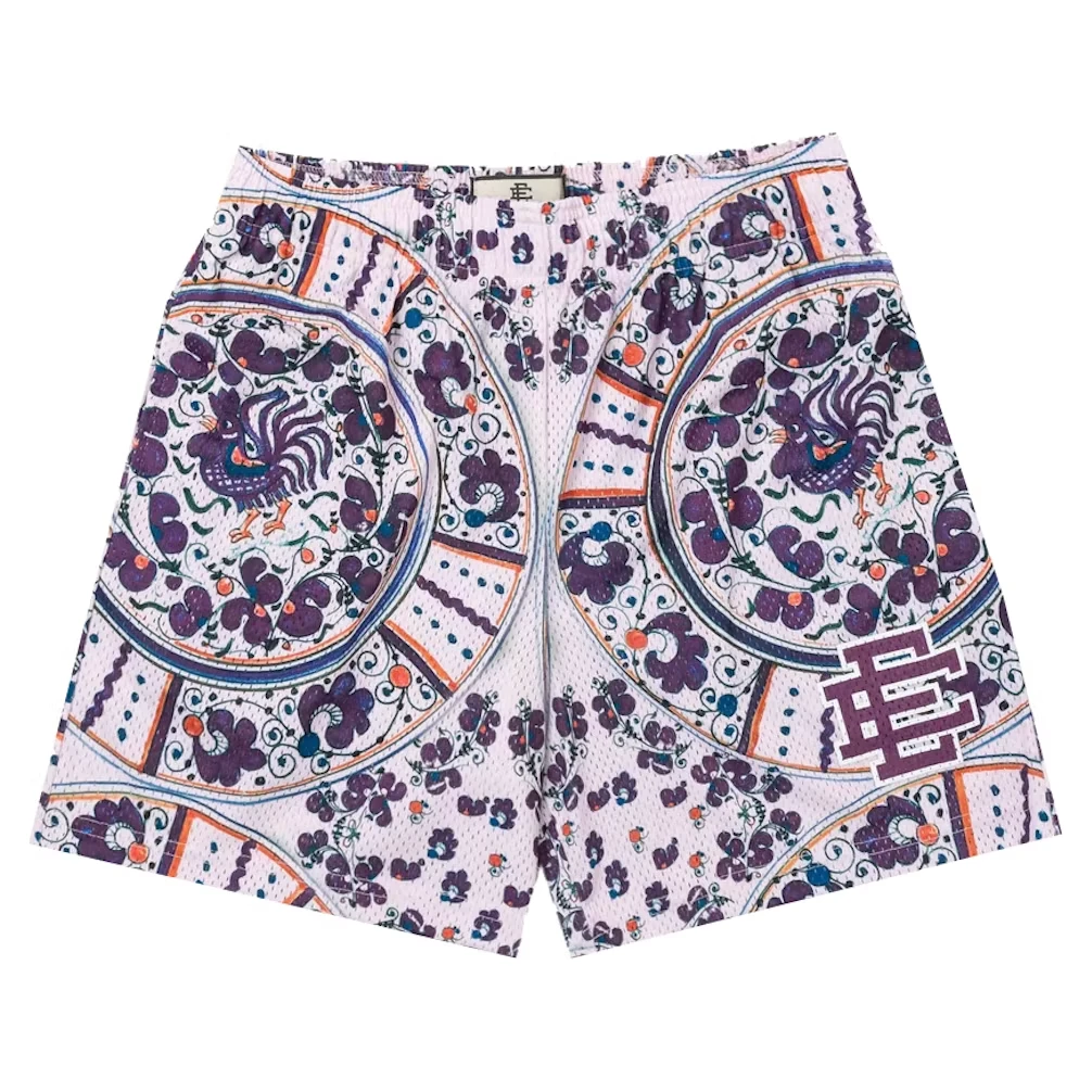 Eric Emanuel Shorts Rooster Purple - Image 2
