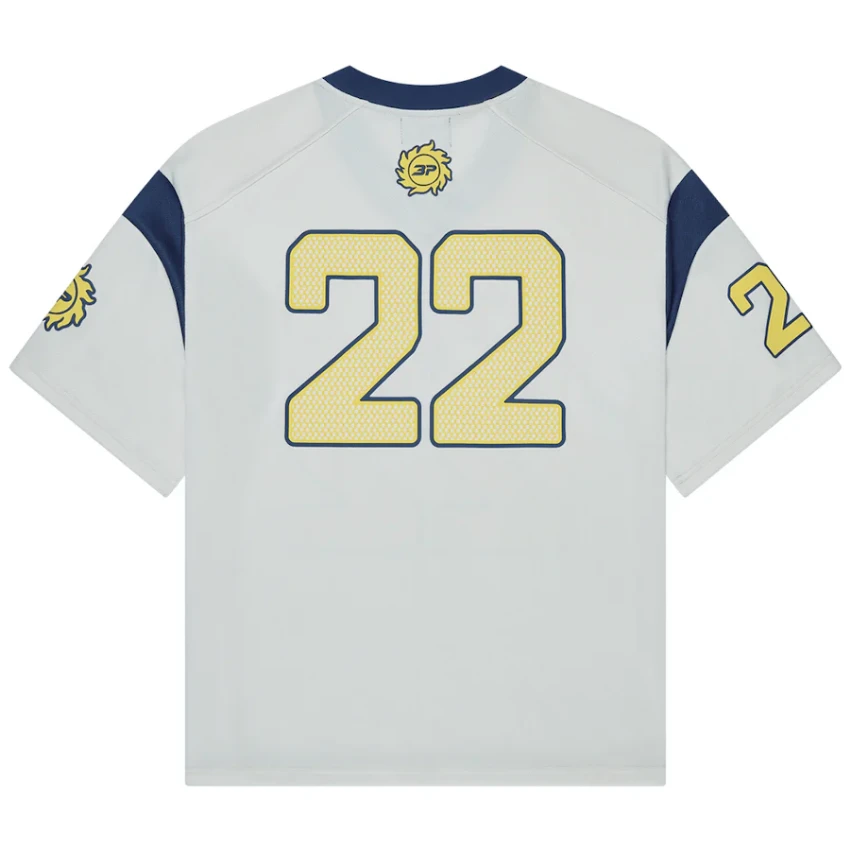 Broken Planet Football Jersey White/Blue - Image 3