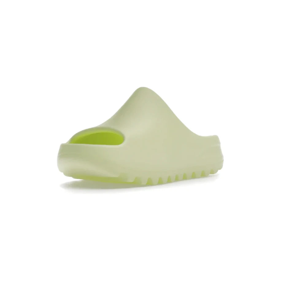 ADIDAS Yeezy Slide Glow Green (2022 Restock) (Kids) - Image 4