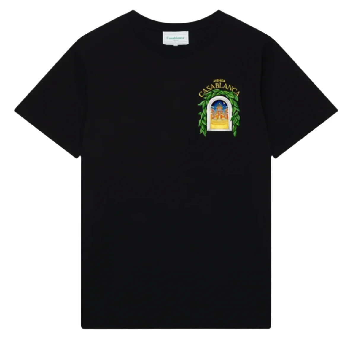 Casablanca Avenida T-Shirt Black - Image 2