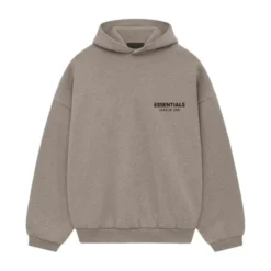 Fear Of God Essentials Fleece Hoodie (FW24) Heather Gray