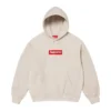 Supreme Box Logo HoodedSweatshirt (FW24) Stone