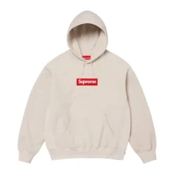 Supreme Box Logo HoodedSweatshirt (FW24) Stone