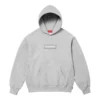 Supreme Box Logo Hooded Sweatshirt (FW24) Heather Grey