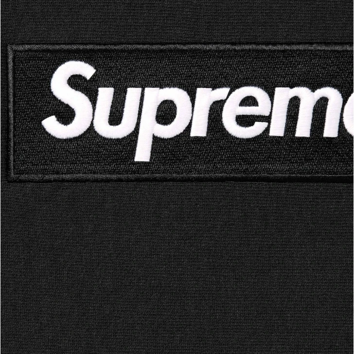 Supreme Box Logo Hooded Sweatshirt (FW24) Black - Image 2