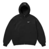 Supreme Nike Zip Up Hooded Sweatshirt Black