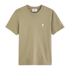 Ami Paris Ami De Coeur T-shirt Khaki