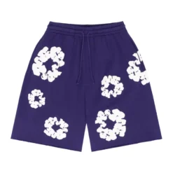 Denim Tears The Cotton Wreath Shorts Purple