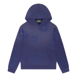 Denim Tears The Cotton Wreath Mono Hoodie Washed Blue