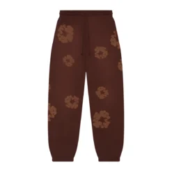 Denim Tears The Cotton Wreath Mono Sweatpants Brown