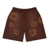 Denim Tears The Cotton Wreath Mono Sweatshorts Brown