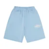 Corteiz Island Puff Print Sweatshort Baby Blue